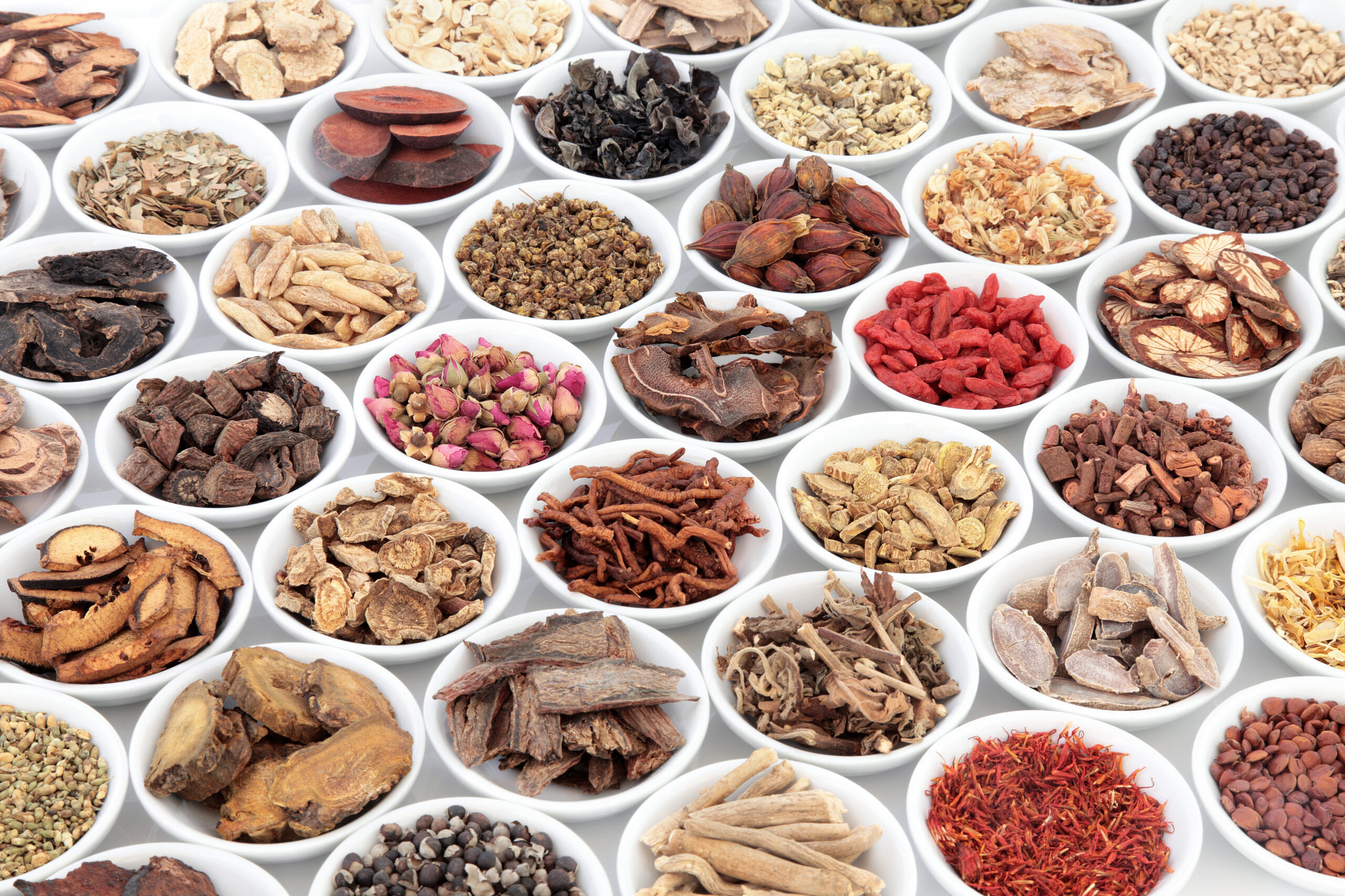 Chinese,Herb,Selection,Used,In,Traditional,Alternative,Herbal,Medicine,In